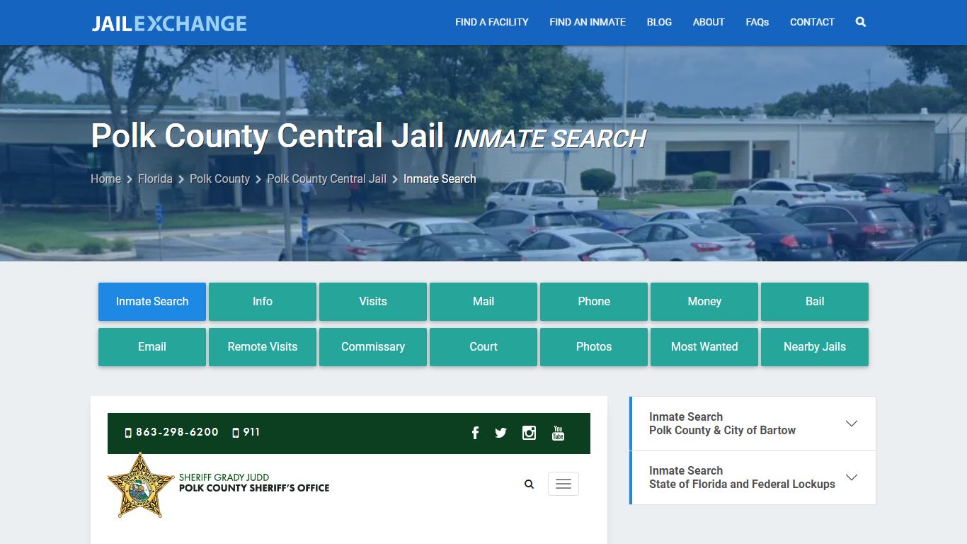 Inmate Search: Roster & Mugshots - Polk County Central Jail, FL